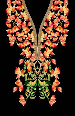 Nakış Barok vektör seamless modeli. Renkli çiçek grunge arka plan. Goblen duvar kağıdı. Arras damasko çiçekler, kaydırma dalları, yaprakları, Barok süsler kuluçkalık. İşlemeli doku.