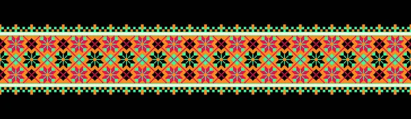 Patrón Bordado Tatreez Ornamento Moda Palestina — Foto de Stock