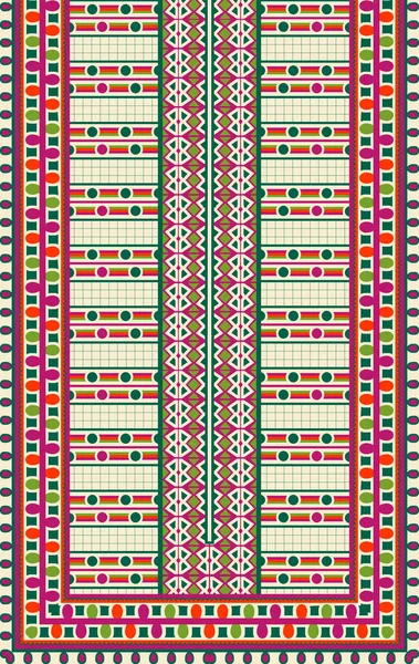 Seamless Geometric Flower Pattern Retro Print Modern Abstract Geometric Background — Stock Photo, Image