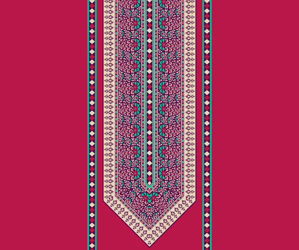 Геометрический Этнический Узор Бесшовный Цветочный Восточный Бесшовный Шаблон Дизайн Ткани — стоковое фото