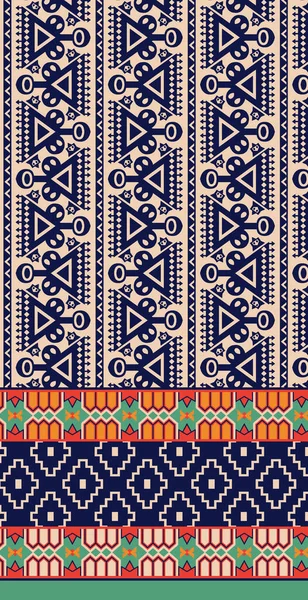 Geometrische Ethnische Orientalische Muster Traditionelles Design Für Kleidung Stoff Hintergrund — Stockfoto