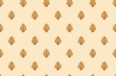 Geometrik etnik oryantal desensiz geleneksel tasarım arka plan, halı, duvar kağıdı. Giysiler, ambalaj, Batik kumaşı, illüstrasyon. Nakış stili - Sadu, sadou, sado veya sado