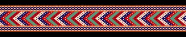 Çapraz dikiş. Geometrik etnik kalıplar. Saree, Patola, Sari, Dupatta, Vyshyvanka, Rushnyk, Dupatta, Giyim, kumaş, batik, örgü, nakış, Ikkat, Pixel desenli. Geleneksel Tasarım.