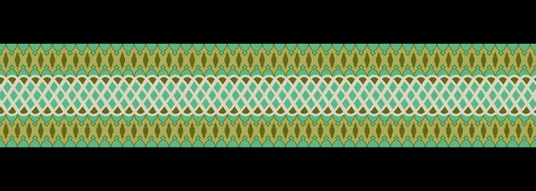 Ikat Bloemen Paisley Borduurwerk Blauwe Achtergrond Geometrisch Etnisch Oosters Patroon — Stockfoto