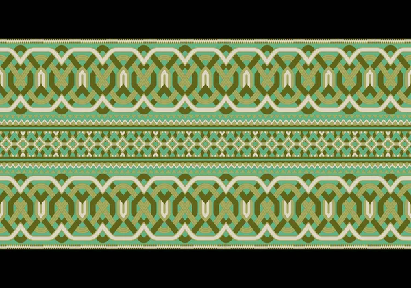 Текстиль Цифровой Мотив Дизайн Роскошный Орнамент Икат Этнического Барокко Шаблон — стоковое фото