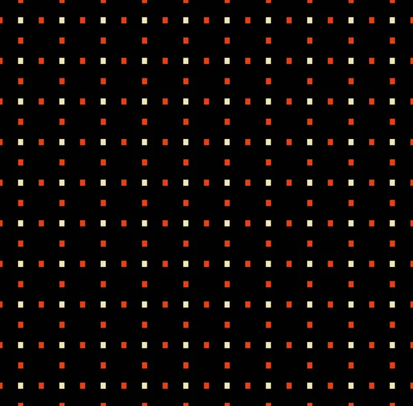 Geometrisches Muster Mit Kleinen Handbemalten Quadraten Leuchtend Roten Weißen Und — Stockfoto