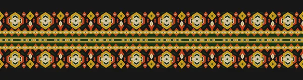 Beautiful Cross Stitch Pattern Geometric Ethnic Oriental Pattern Traditional Background — стоковое фото