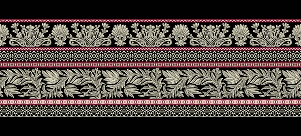 Digital Motif Fabric Printing Digital Painting Design Cover Fabric Textile — Stock Photo, Image