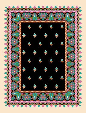 madhubani kalamkari chinz kani soyut gömlek Ajrakh Ikat blok baskı batik iz patola arka plan dijital baskı desen çiçek desenli ön taraf ve duppata