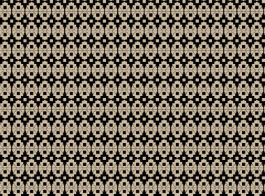 Kahverengi arka planda çiçekli desensiz desenler var. Aztec tarzı, soyut, resimli. geleneksel doku, kumaş, giysi, ambalaj, dekorasyon ve halı geometrik kalıpları için tasarım.