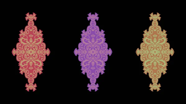 Textile Digital Motif Design Luxury Ornament Ikat Ethnic Baroque Pattern — Stockfoto