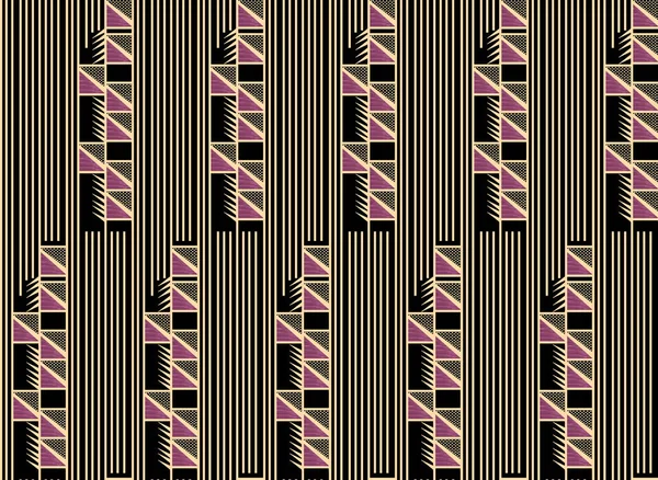 Zökkenőmentes Minta Patchwork Stílusban Hímzett Nyomat Szőnyeghez Textilhez Tapétához Csomagolópapírhoz — Stock Fotó