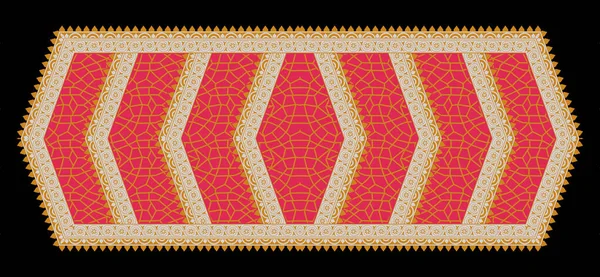 Rancangan Tradisional Bercorak Etnik Oriental Geometris Rancangan Tradisional Untuk Latar — Stok Foto