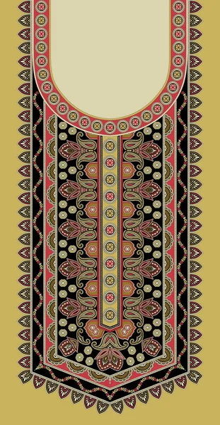 Ethnic Flower Background Seamless Pattern Tribal Folk Embroidery Mexican Style — Stock Photo, Image