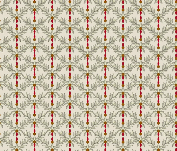 Naadloze Bladeren Behang Patroon Texturen Achtergrond Collage Hedendaagse Bloemen Polka — Stockfoto