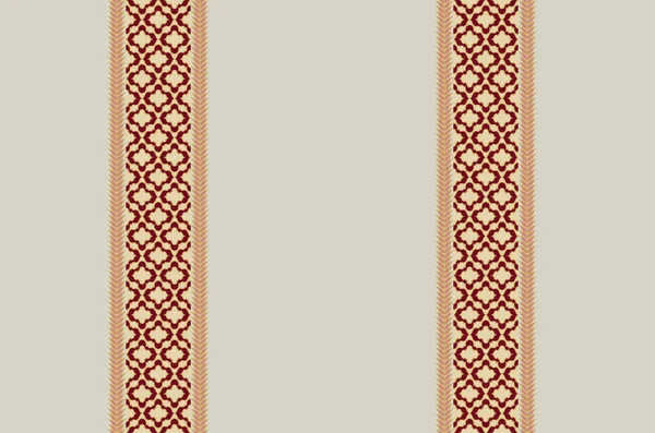 Digital Mughal Design Textile Digital Motif Pattern Ornament Ethnic Ikat — 图库照片