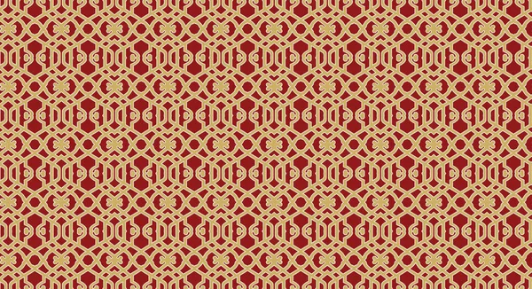 stock image Abstract pattern in Arabian style. Seamless vector background. Gold and white texture. Graphic modern pattern.