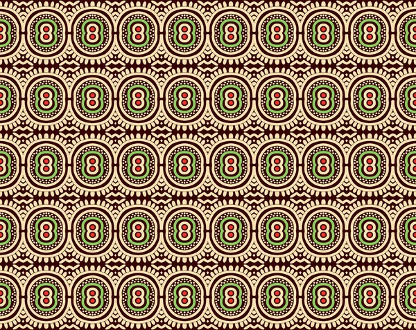 Ikat Pattern Seamless Repeat Vintage Decor Textile Design Organic Hand — Stock Photo, Image