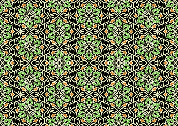 Yellow, grey and black luxury ornament seamless pattern. Traditional Turkish, Indian motifs. Great for fabric and textile, wallpaper, packaging or any desired idea.