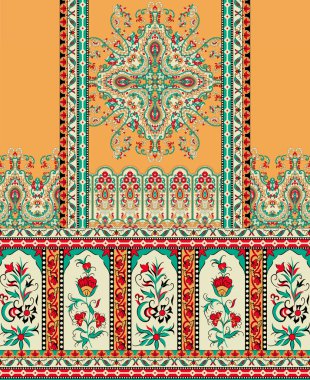 Güzel bir Geometrik Süsleme Etnik stil sınır tasarımı suluboya, trend, doku, vintage el çizimi