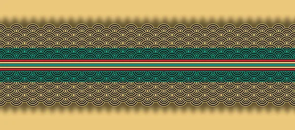 Textil Digital Motiv Design Luxus Ornament Ikat Ethnischen Barock Muster — Stockfoto