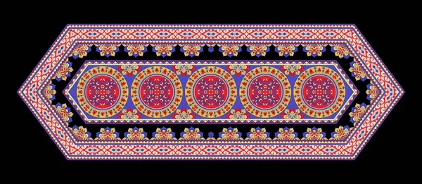 Digital Textile Ethnic Shirt Border Design Σύνθεση Bunch Για Δημιουργήσετε — Φωτογραφία Αρχείου