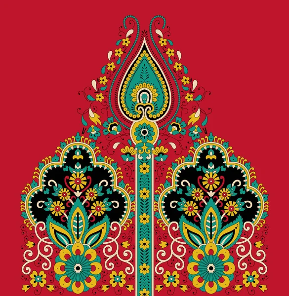 Abstrakcyjne Tło Kwiatowe Wzór Ornamentu Elementy Paisley Świetne Tkanin Zaproszeń — Zdjęcie stockowe