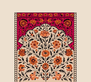 Dijital baskı tasarımı, tebrik kartları ve düğün davetiyeleri için Oryantal damaske desenleri. Siyah ve beyaz elementli resim. Soyut geometrik arkaplan dokusu, barouqe Paisley şekilleri vs.