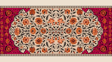 Tekstil Dijital İkat Etnik Tasarım Şam Sınır Kalıpları Duvar kağıtları Kadınlar için hediye kartı Çerçevesi Kumaşlarda Mughal Paisley Soyut Türkiyeli klasik kumaş baskısı