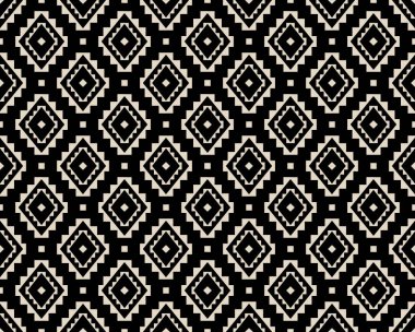 Güzel Taylandlı dikişsiz desen. Geometrik etnik oryantal desen geleneksel olarak siyah zemin üzerinde. Nakış, nakış, soyut, çizim. Doku, kumaş, giysi, ambalaj, halı tasarımı.