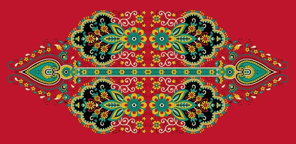 Abstract Indian floral rug design, Persian carpet, tribal texture. decorative Mughal motif border background design. mughal flower motif bunch border design.