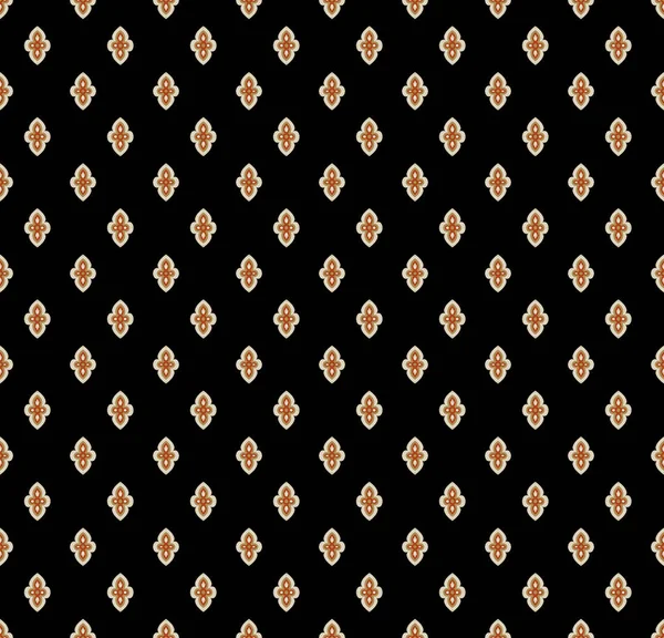 Black and gold luxury ornament seamless pattern. Traditional Turkish, Indian motifs. Great for fabric and textile, wallpaper, packaging or any desired idea.Geometric indianpaisley Design pattern on black background