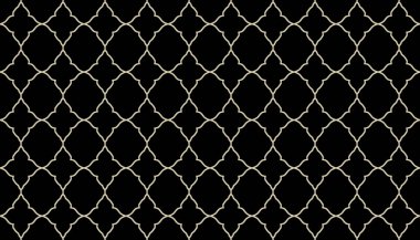 Kusursuz desen. Geleneksel Arap tasarımı. Geometrik soyut arkaplan. Kusursuz modern model. Siyah ve beyaz desenli. Otantik Arap tarzında kusursuz desen.