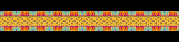 Геометрический Орнамент Иката Этнический Рисунок Иката Абстрактное Красивое Искусство Племенная — стоковое фото