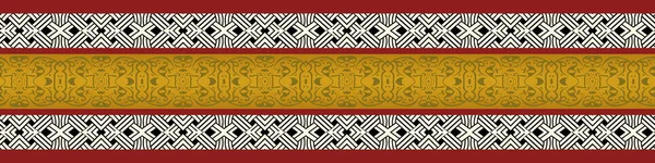 Borduurwerk Kruissteek Etnische Patronen Pixel Horizontaal Naadloos Geometrische Etnische Indiaanse — Stockfoto