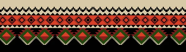 Ricamo Colorato Maglia Sfondo Tradizionale Geometrico Etnico Orientale Illustrazione Astratta — Foto Stock