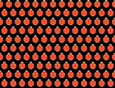 Nokta şeklindeki kusursuz dalgalı desen. Bohem yama izi. resimleme.