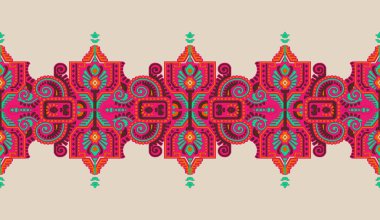 El çizimi soyut, pürüzsüz desen, etnik geçmiş, basit tarz - tekstil, afiş, duvar kağıtları, ambalaj - vektör tasarımı için harika