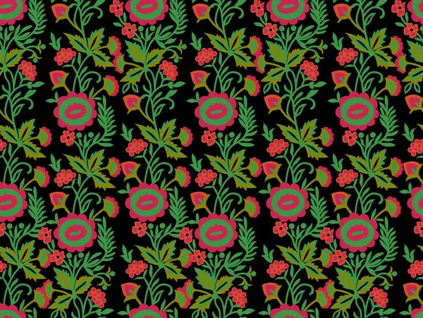 Fantasy flowers seamless paisley pattern. Wrapping print. Stylized decoration wallpaper of India. Floral ornament, for fabric, textile, cards, wrapping paper, wallpaper.Ornamental paisley background