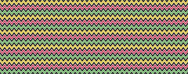 Elle çizilmiş zig zag ile kusursuz desen. Tekstil tasarımı çizimi. Kusursuz simge deseni.