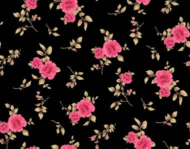 Çiçekli, dikişsiz bir sonbahar deseni ve sapında çiçekler. Fildişi arkaplanda eski tarz ve pastel renklerde suluboya baskısı. Yaz ortası çimenliği kusursuz desen. Moda için bitki arkaplanı