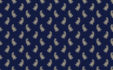 Bandana Print. Şal desenli desenli desenli şal süsü. İpek boyun atkısı ya da mendil. Çiçek bağcıklı arka plan. Asyalı tekstil. Kabile dokusu. Bohem tarzı. Hint motifi. Damask pürüzsüz desen. 