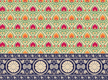 Tribal ethnic seamless pattern. Ideal for printing onto fabric, paper, and web design. National background. Ethnic Embroidery for fashion women, print or web design. crystal print on fabric clipart