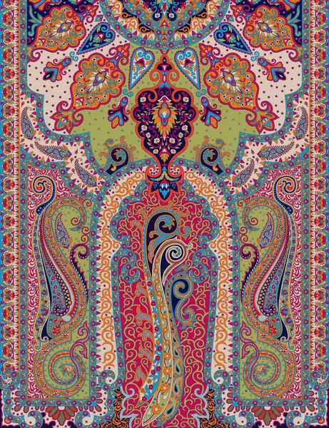 Dijital Tekstil Tasarımı, Babür Çiçeği Motif Sanatı, Etnik Çiçek Motifi, Mughal Motif Tasarımı, Kumaş üzerine dijital baskı. Tekstil Tasarımı Dijital Sınır ve Motif.