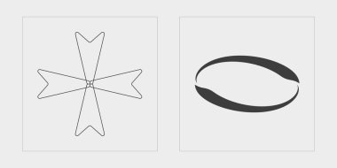 Y2K vektör kümesi. Moda geometrik postmodern figürler. Modern tişörtler için tasarlanmış. Retro Futurist. Vektör illüstrasyonu