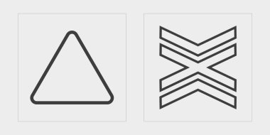 Nesnelerin Y2K biçim vektörleri kümesi. Soyut grafik geometrik sembollerin büyük bir koleksiyonu. Modern tişörtler için tasarlanmış. Retro Futurist. Vektör illüstrasyonu