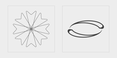 Y2K elementlerinin toplanması. Geçmişe dönük grafik süslemeleri. Notlar için şablonlar, posterler. Siyah arka planda izole edilmiş. Vektör illüstrasyonu