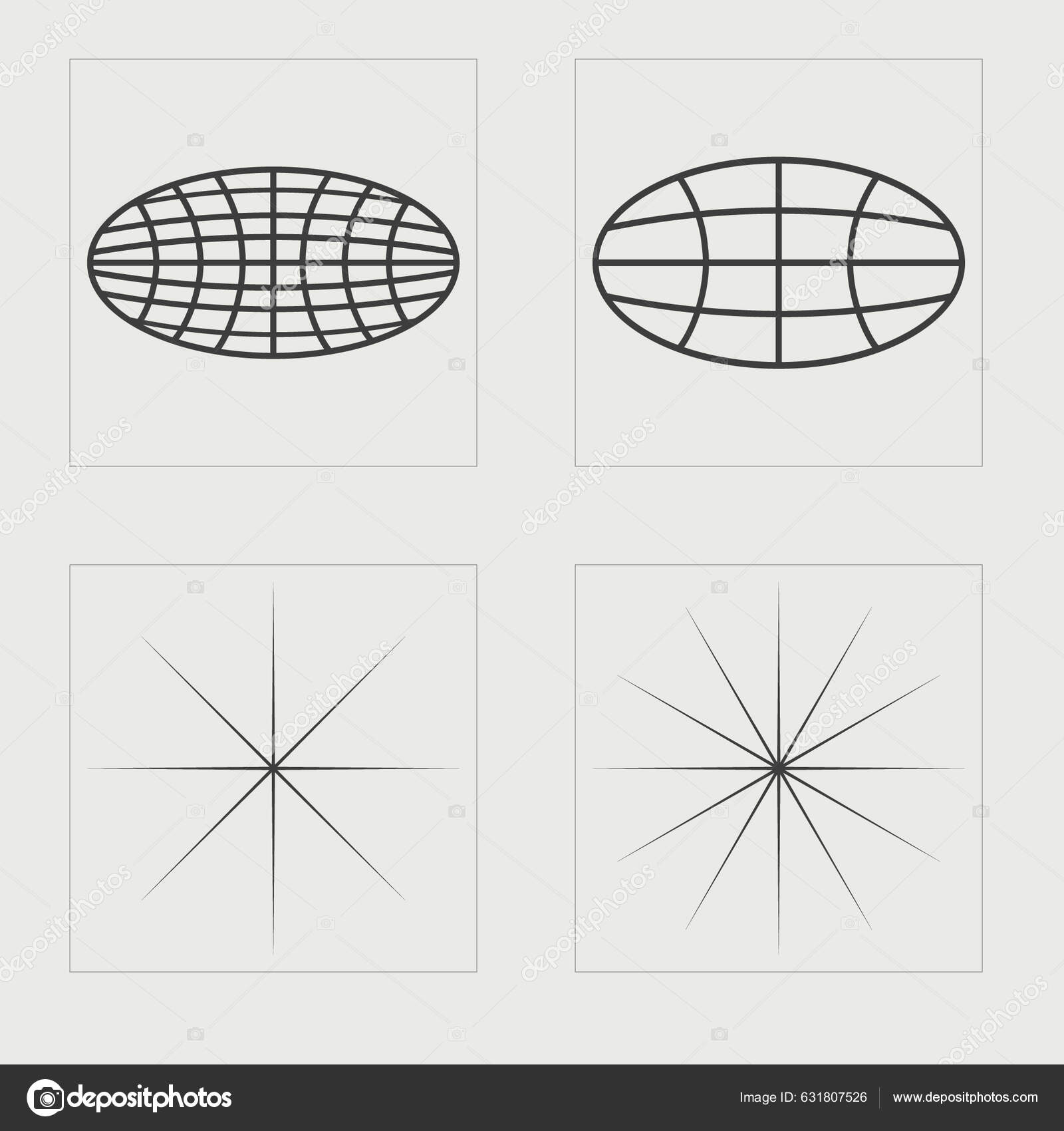 Coleção de símbolos geométricos gráficos abstratos e objetos no estilo y2k  elementos futuristas retrô