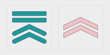 Y2K elementlerinin toplanması. Geçmişe dönük grafik süslemeleri. Modern soyut formlar. Projeler, posterler, afişler. Vektör illüstrasyonu