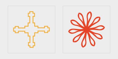 Y2K vektör kümesi. Çılgın psikedelik retro fütüristik set. Notlar için şablonlar, posterler. Retro Futurist. Vektör illüstrasyonu